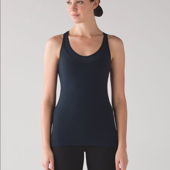 lululemon athletica Tops - Lululemon Deep Breath Tank Nocturnal Teal sz 6!